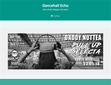 Tablet Screenshot of dancehallecho.net